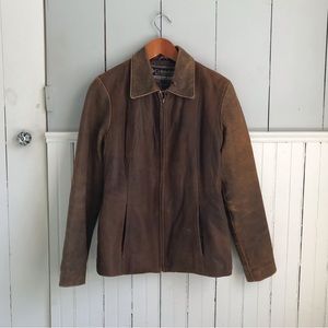 Women’s Leather Columbia Jacket Small